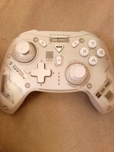 Controle Gamer - Machenike G5 Pro Branco - Impecável