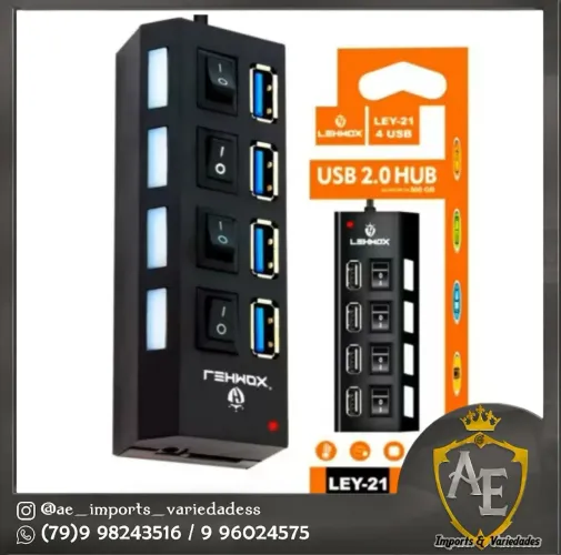 HUB 4 e 7 portas