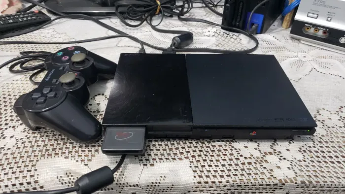Sony Playstation 2 Slim Completo Memory card