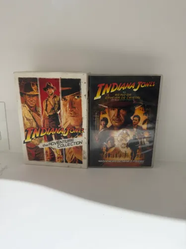 Coleção Indiana Jones em DVD - Box Original + Reino da Caveira de Cristal