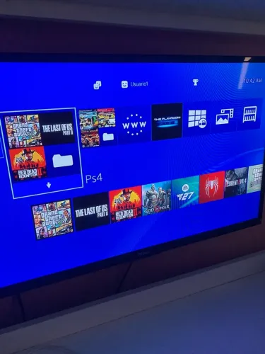 Ps4 fat desbloqueado 1tb c/ 37 jogos