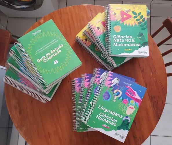 Livros/Apostilas de cursinho Fleming (Usado)