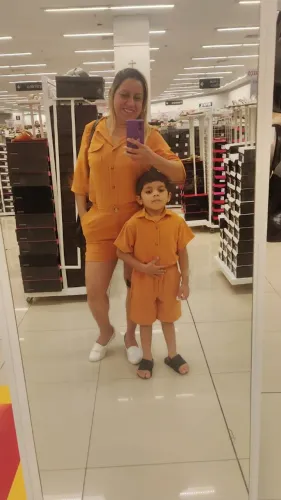 Conjunto mãe e filho 