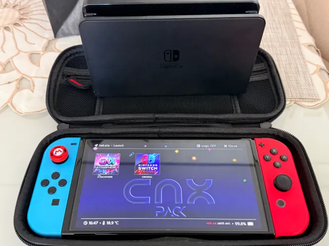 Nitendo Switch desbloqueado 256gb SD