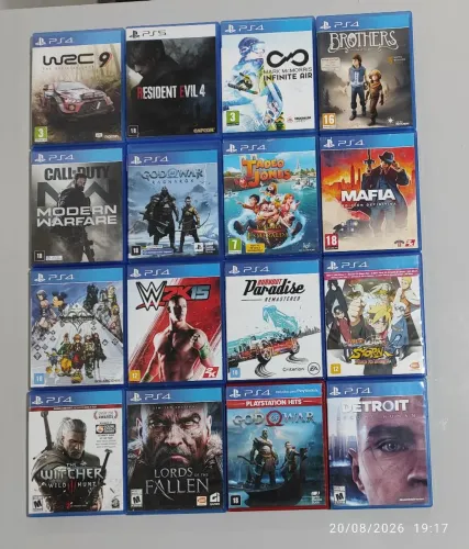 Jogos Ps4/ Ps5 preços na descrição