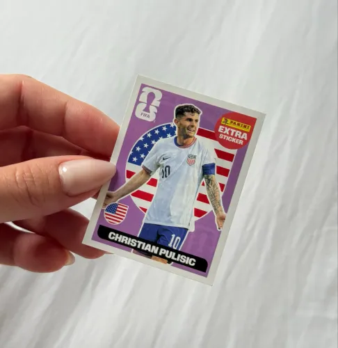 Christian Pulisic Sticker Lilás Copa 2026