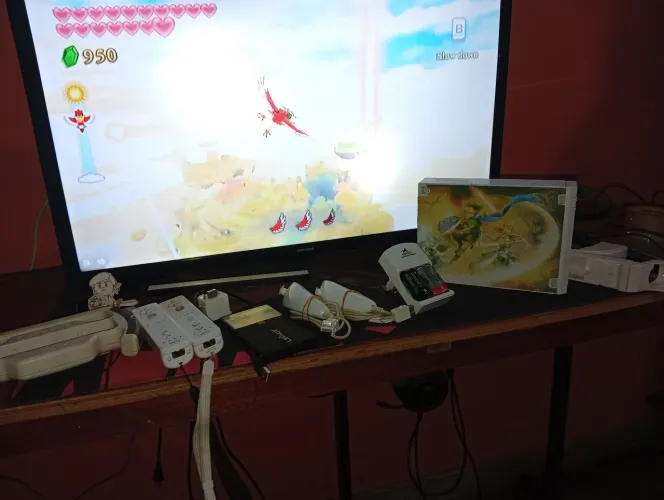 Nintendo wii + HD com 90 jogos e acessórios