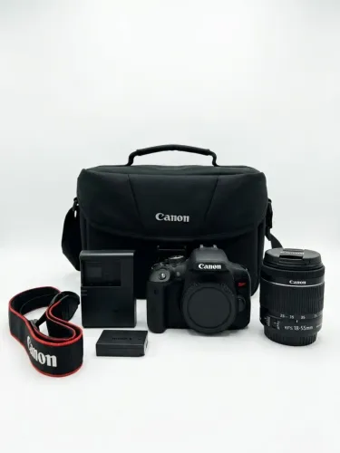 Canon Rebel T6i + Lente 18-55mm IS STM. Kit Original