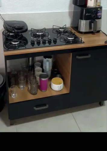 Cooktop com armário
