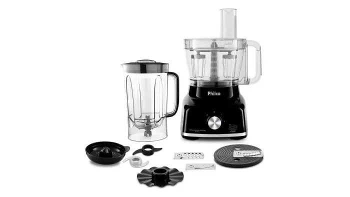 Multiprocessador Philco 1700W 9 em 1 Preto 