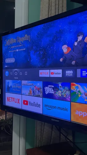 TV 40 pol Semp Toshiba com controle remoto e fire stick Amazon