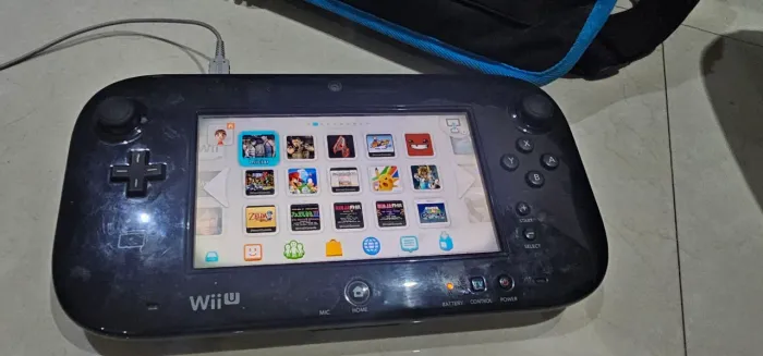 Nintendo Wii U Desbloqueado + Vários Jogos - Completo e Funcionando