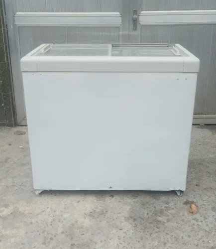 Freezer horizontal expositor tampa de vidro metal frio