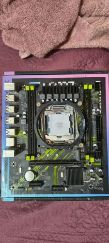Kit Xeon E5 2650 v4 + Placa Mãe Machinist X99 - Com Defeito / Pinos Tortos