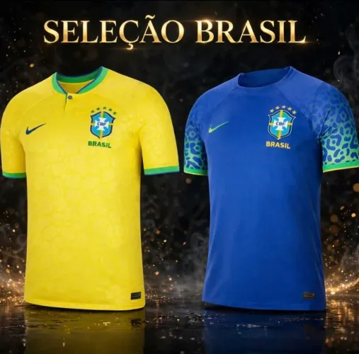 2 Camisas da Seleção Brasileira Nike (1.1) GG - Novas.