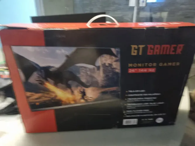 Monitor GT Gamer 24 144Ghz com caixa e nota fe garantia 