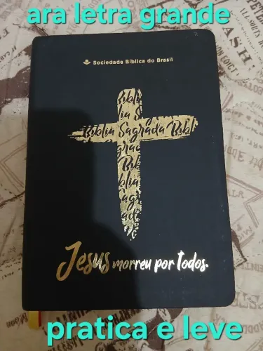 Biblia ara letra grande luxo