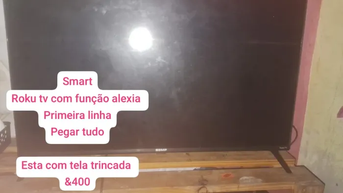 TV DE 6MESES DE USO FUNÇÃO ALEXIA/ ROKU TV 