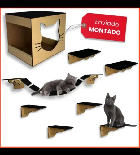 Kit Playground Para Gatos