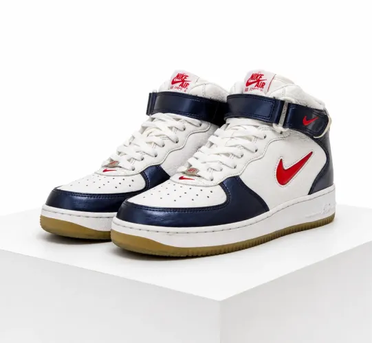 Air Force 1 Mid QS University Red
