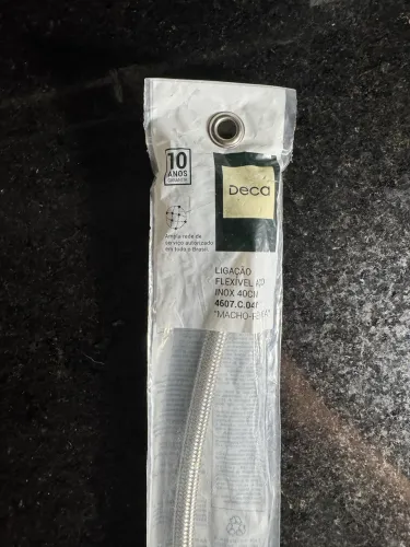 Kit 4x DECA - Ligação Flexível Aço Inox 40cm