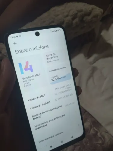 Celular redmi not 10 126gb