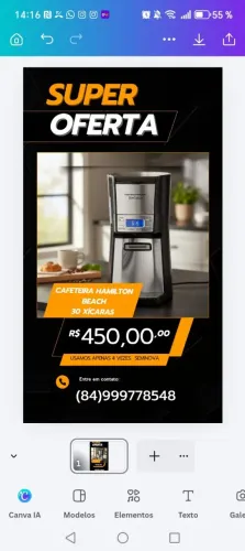 Cafeteira Hamilton Beach 30 xícaras 