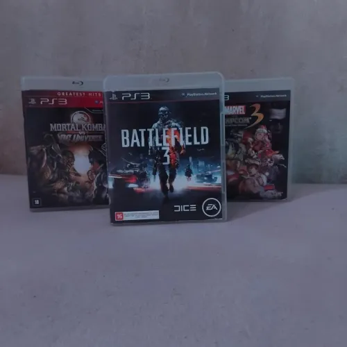 Lote de jogos de ps3