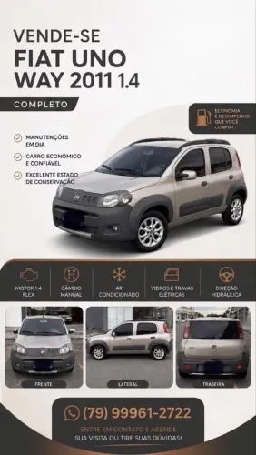 Fiat Uno WAY 1.4 EVO Fire Flex 8V 5P 2011