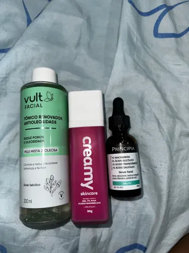 Produtos de beleza - pele acneica