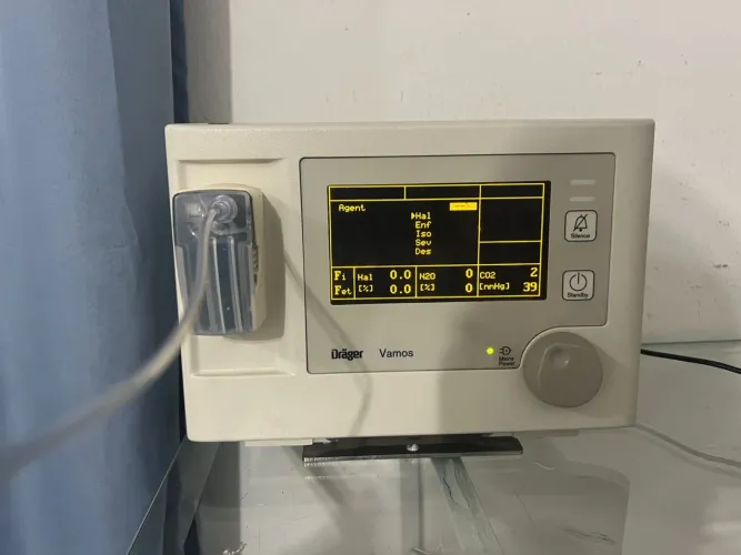 Monitor analisador de gases Drager Vamos semi novo garantia