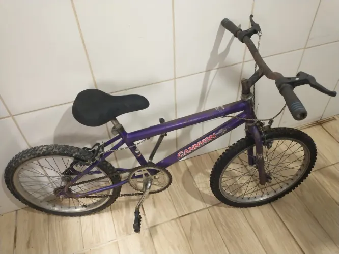 Bicicleta Aro 20 Roxa. 
