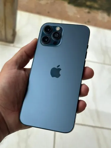 iPhone 12 Pro Max 256GB Azul Pacífico | Face ID OK | Com Recibo