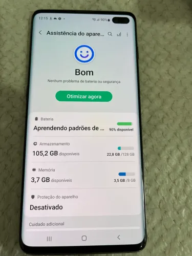 Samsung galaxy S10+ 8GB ram e 128GB - Ótimo estado