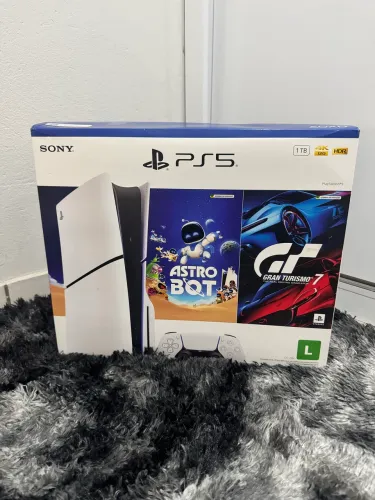 PS5 SLIM 1 TERÁ | MÍDIA FÍSICA E DIGITAL
