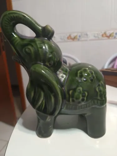 Estatueta de Porcelana decorativa de elefante