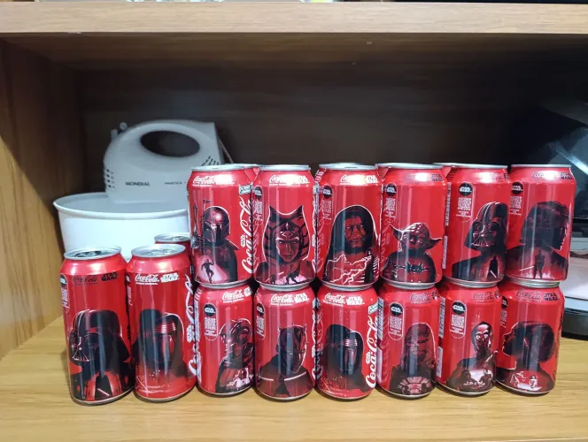Coleção Latinhas Coca-Cola StarWars (latas vazias)