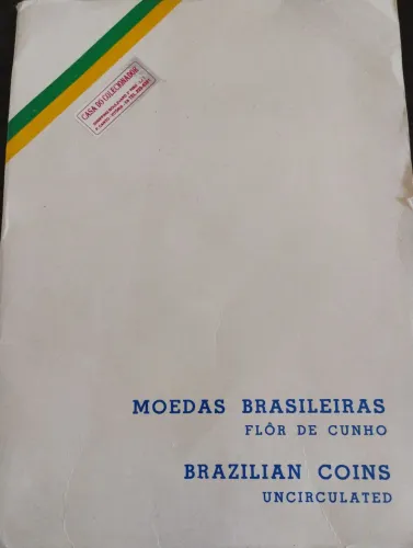 Moedas brasileiras Flor de Cunho - 1967 a 1978