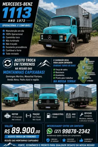 Mercedez 1113 Ano 72