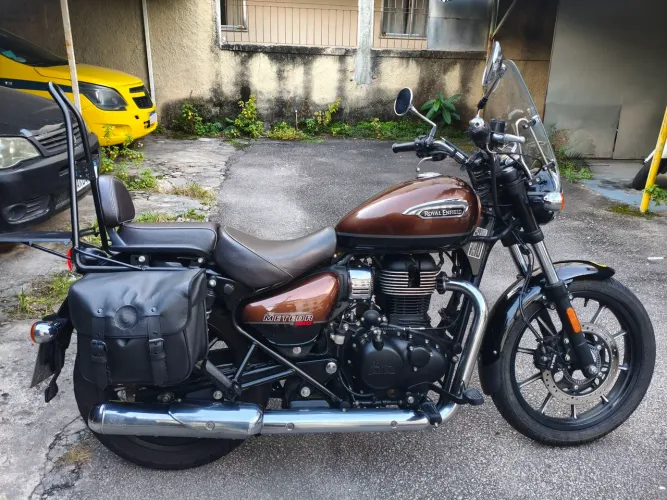 ROYAL ENFIELD METEOR 350 SUPERNOVA - PRONTA PARA VIAJAR!