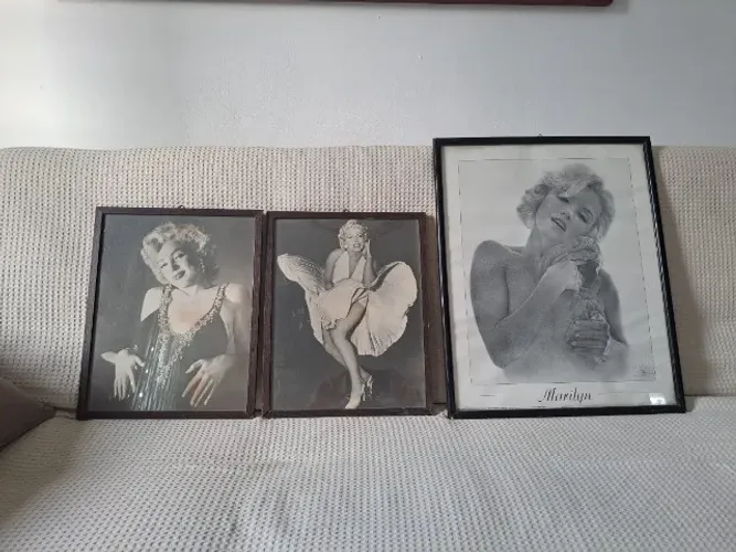 Quadros antigos Marilyn Monroe coleção 
