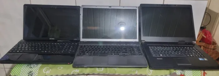3 NOTEBOOKS PARA CONSERTO