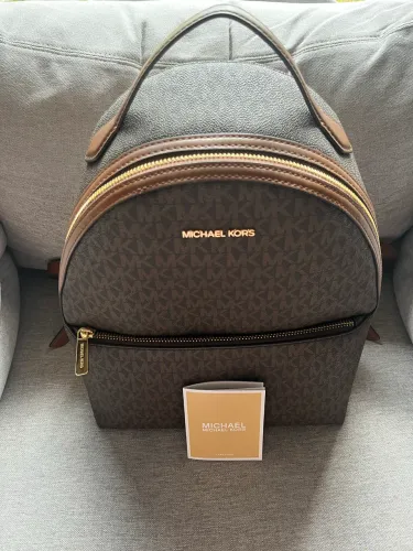 Mochila Michael Kors Original Sheila Logo Marrom