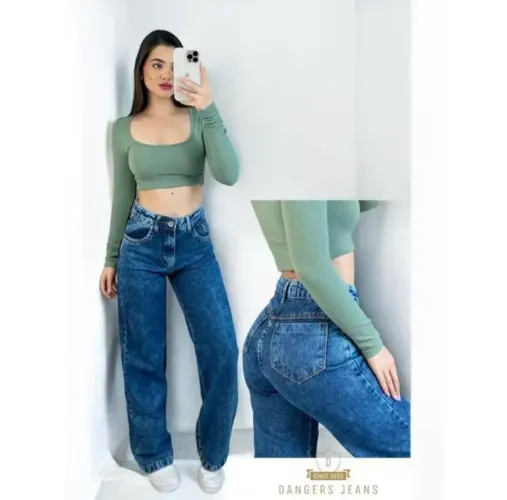 Calça jeans Wide leg