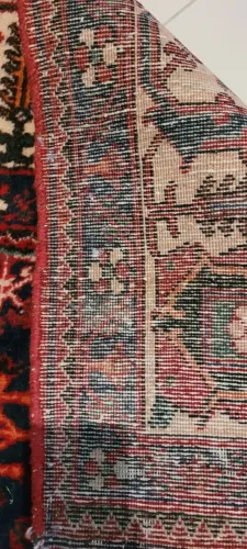 Tapete Iraniano Hossein Abad Feito à Mão 3,50x2,50  -  Vintage Original