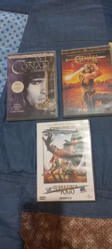 DVDs Conan e Guerreiros de Fogo