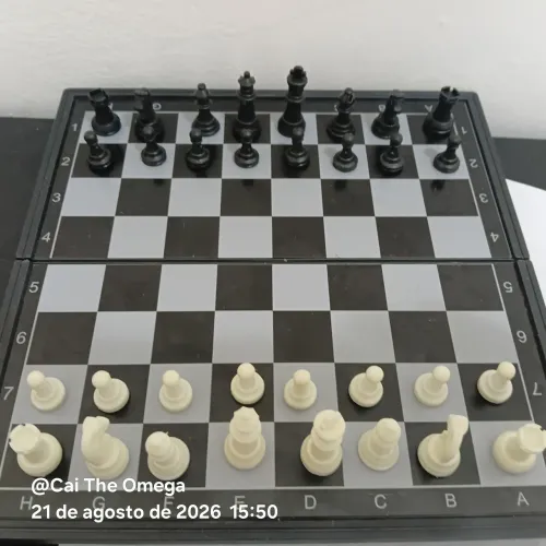 Xadrez Tabuleiro dobrável, versátil com magnetismo