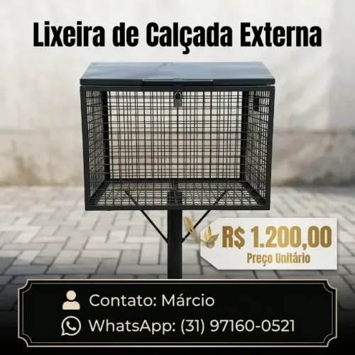 Lixeira área externa