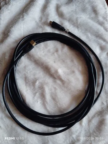 Cabo HDMI 2.0 Goldentec Ultra HD 4K e 3D - 5 metros - R$ 50
