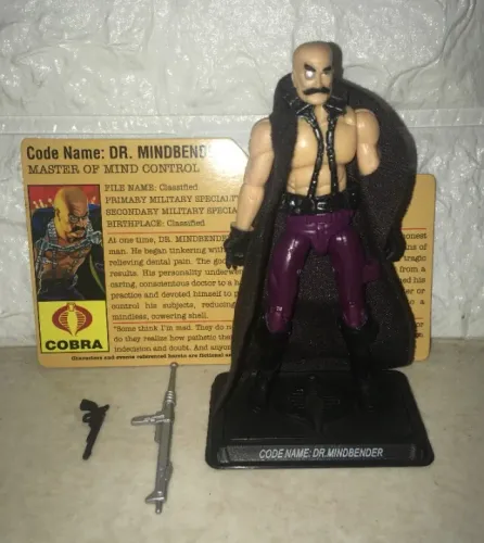 Dr. Mindbender Defense Of Cobra Island Gi Joe 25th
